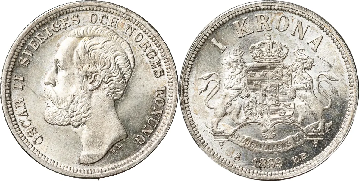 Krona 1889. SM 72a