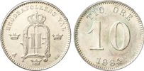 10 öre 1884. SM 117
