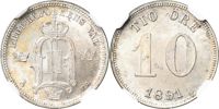 10 öre 1891. SM 120
