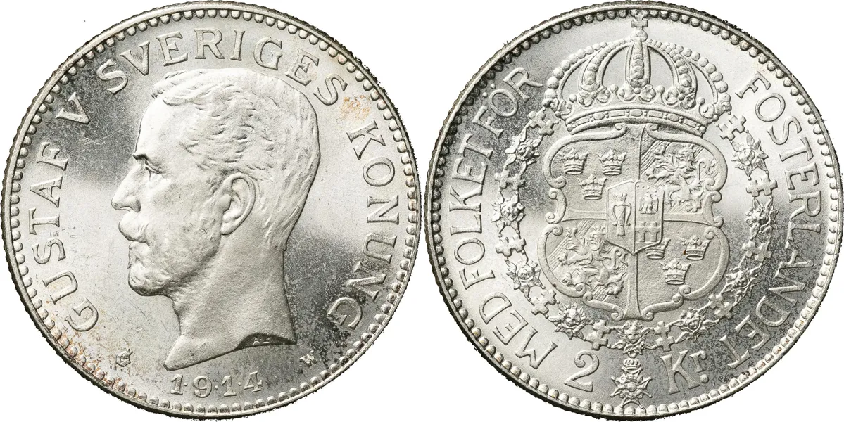 2 kronor 1914. SM 7