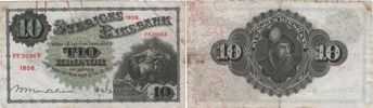 10 kronor 1906. FF,30963