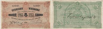 5 kronor 1880. C,921567