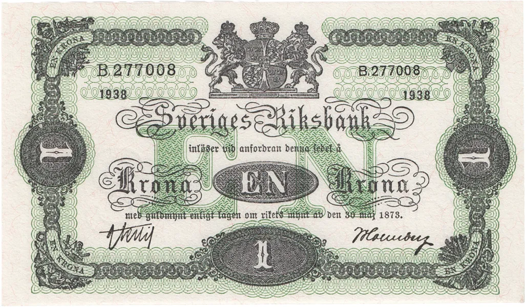 Krona 1938. B,277008