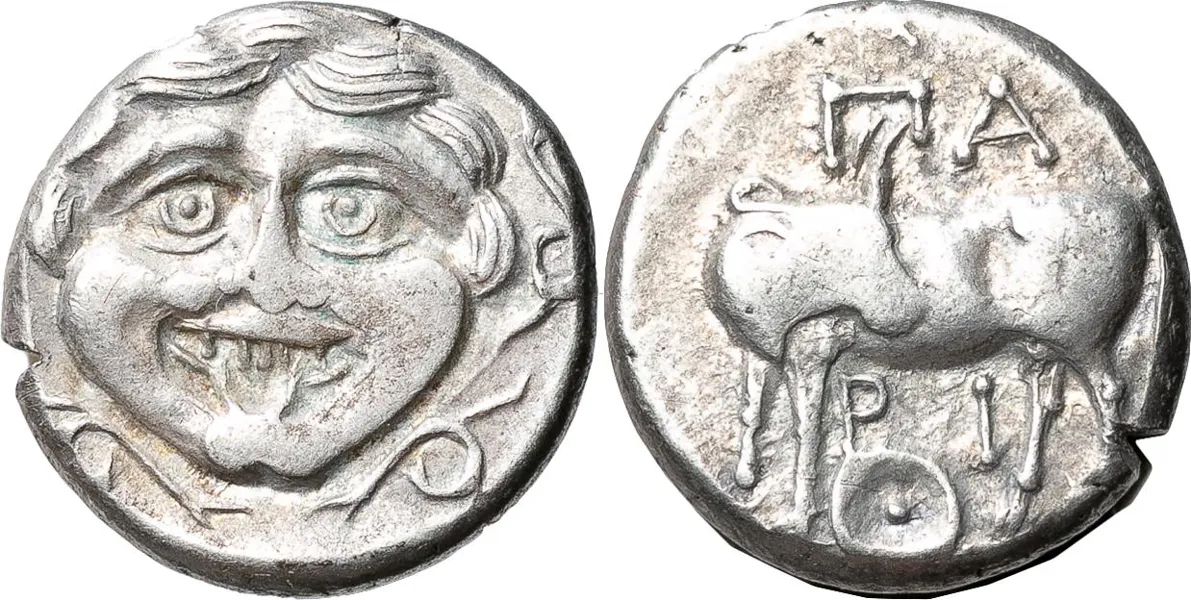 MYSIA. PARION. (350-300 B.C.). AR hemidrachm