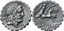 Q. ANTONIUS BALBUS. (83 B.C.). AR denarius serratus