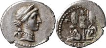 JULIUS CAESAR (46-45 B.C.). AR denarius