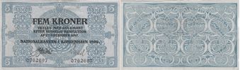 Christian IX (1863-1906). 5 kroner 1899