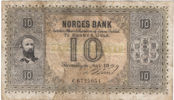 Oskar II (1872-1905). 10 kroner 1899