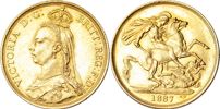 Victoria (1837-1901). 2 pounds 1887
