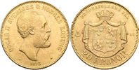OSKAR II (1872-1907). 20 kronor 1873