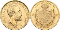 OSKAR II (1872-1907). 20 kronor 1875