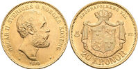 OSKAR II (1872-1907). 20 kronor 1875