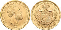OSKAR II (1872-1907). 20 kronor 1878