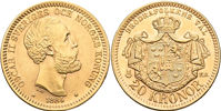 OSKAR II (1872-1907). 20 kronor 1884