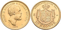 OSKAR II (1872-1907). 10 kronor 1873