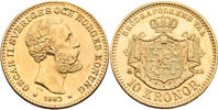 OSKAR II (1872-1907). 10 kronor 1883
