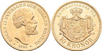 OSKAR II (1872-1907). 10 kronor 1895