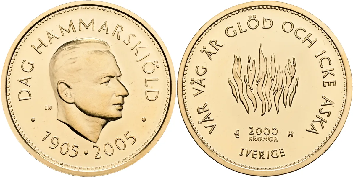 CARL XVI GUSTAF (1973 -). 2000 kronor 2005