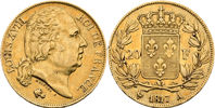FRANKRIKE / FRANCE. 20 francs 1817