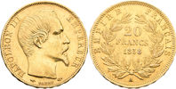 FRANKRIKE / FRANCE. 20 francs 1858