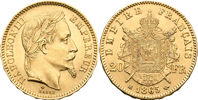 FRANKRIKE / FRANCE. 20 francs 1865