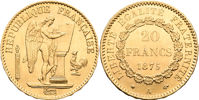 FRANKRIKE / FRANCE. 20 francs 1875