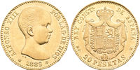 SPANIEN / SPAIN. 20 pesetas 1889