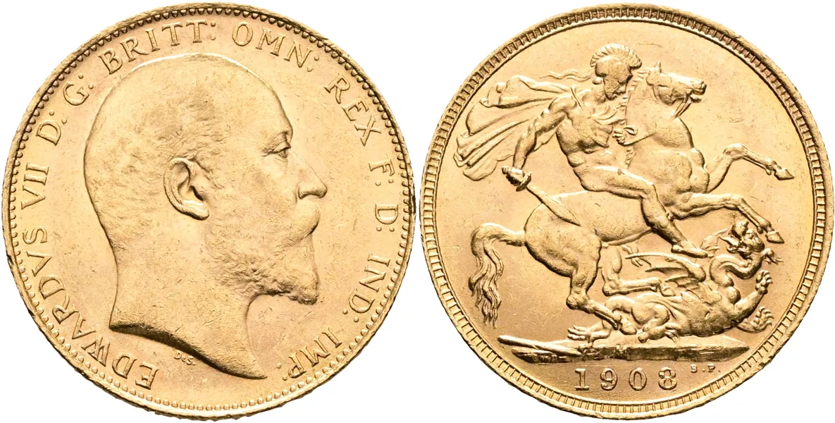 STORBRITANNIEN / GREAT BRITAIN. Sovereign 1908