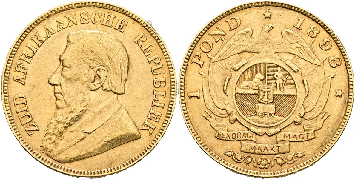 SYDAFRIKA / SOUTH AFRICA. Pound 1898