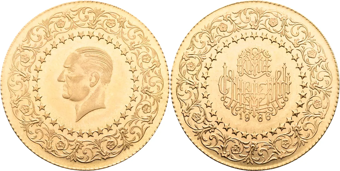 TURKIET / TURKEY. 100 kurush 1966