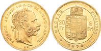 UNGERN / HUNGARY. 8 forint 1878