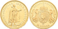 UNGERN / HUNGARY. 10 korona 1892