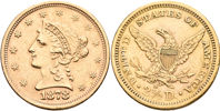 USA. 2 1/2 dollars 1878