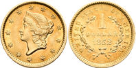 USA. Dollar 1852