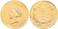 USA. Dollar 1854