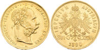 ÖSTERRIKE / AUSTRIA. 8 floriner 1890