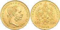 ÖSTERRIKE / AUSTRIA. 4 floriner 1892