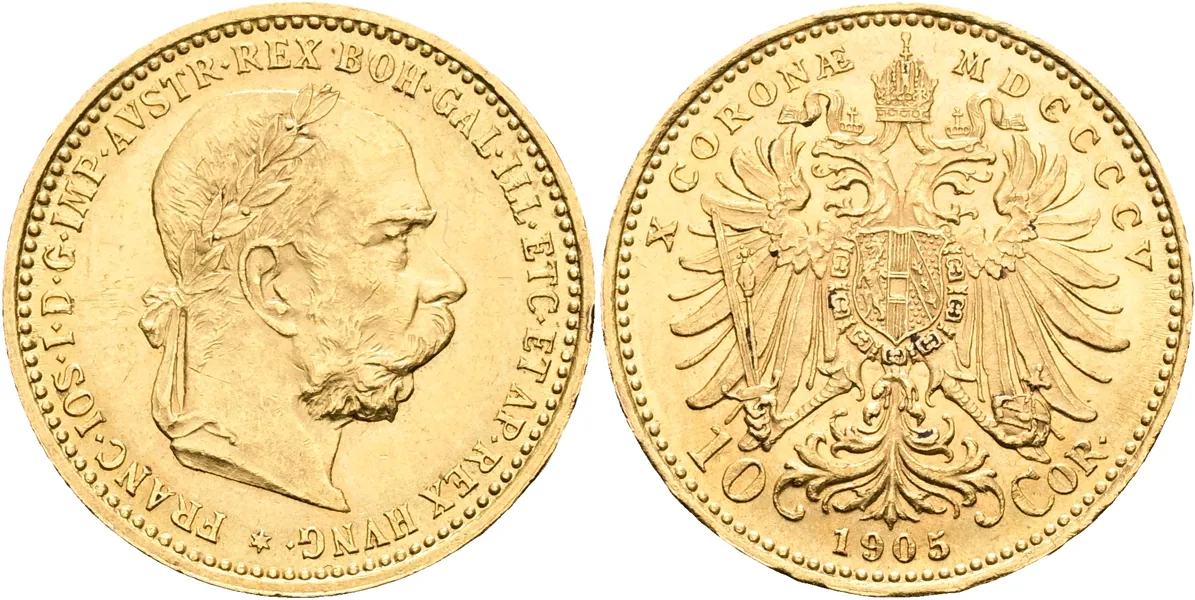 ÖSTERRIKE / AUSTRIA. 10 corona 1905