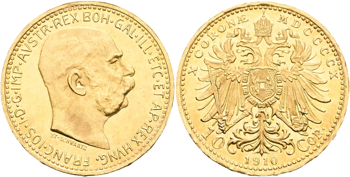 ÖSTERRIKE / AUSTRIA. 10 corona 1910
