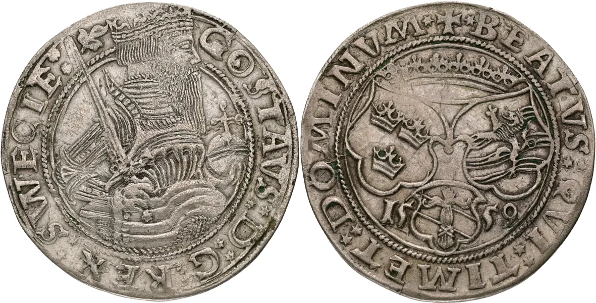 GUSTAV I (1523-1560). Mark 1559