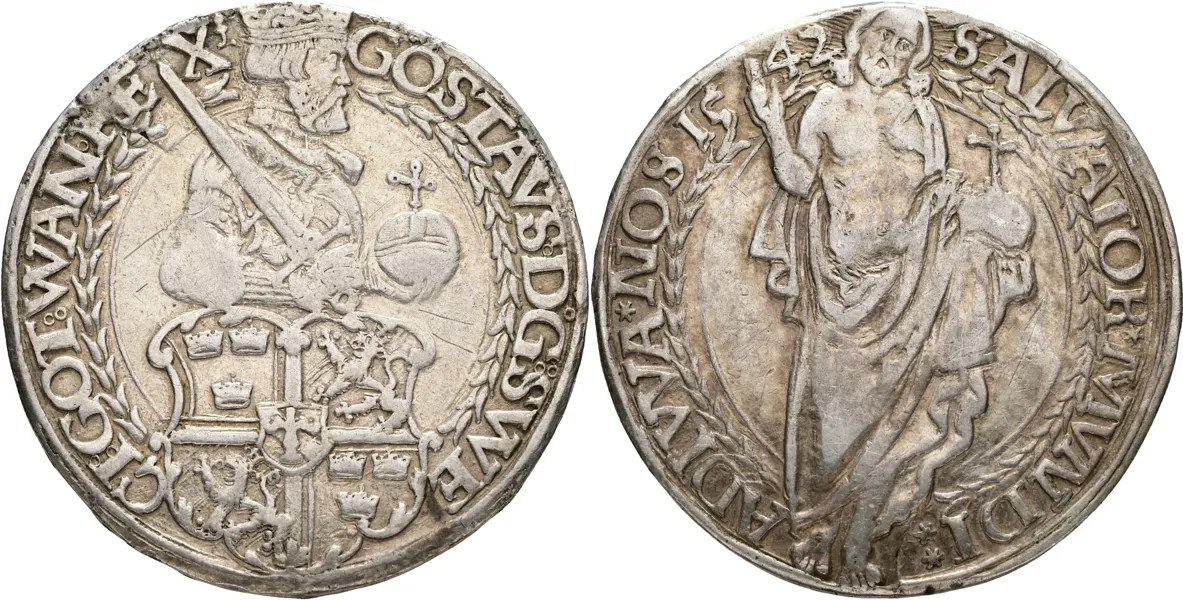 GUSTAV I (1523-1560). Daler 1542