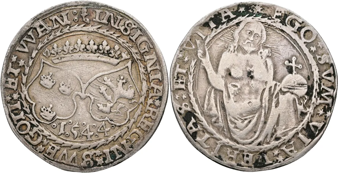 GUSTAV I (1523 -1560). 1/2 daler 1544