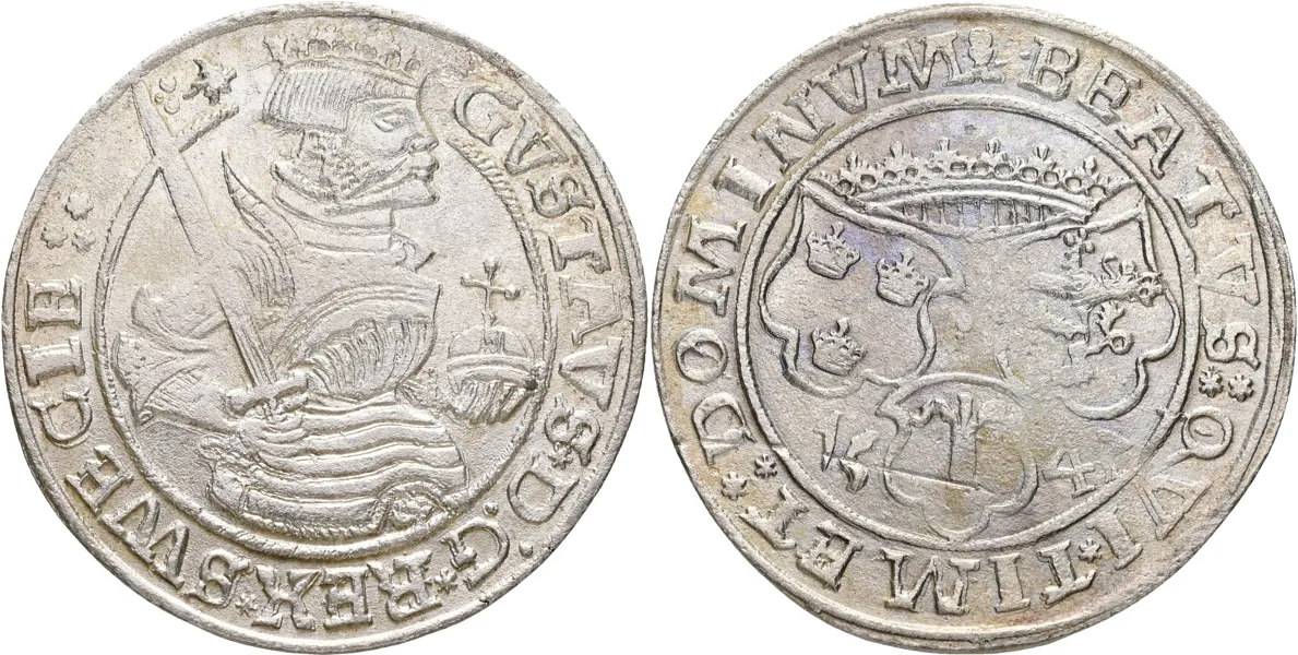 GUSTAV I (1523 -1560). Mark 1543