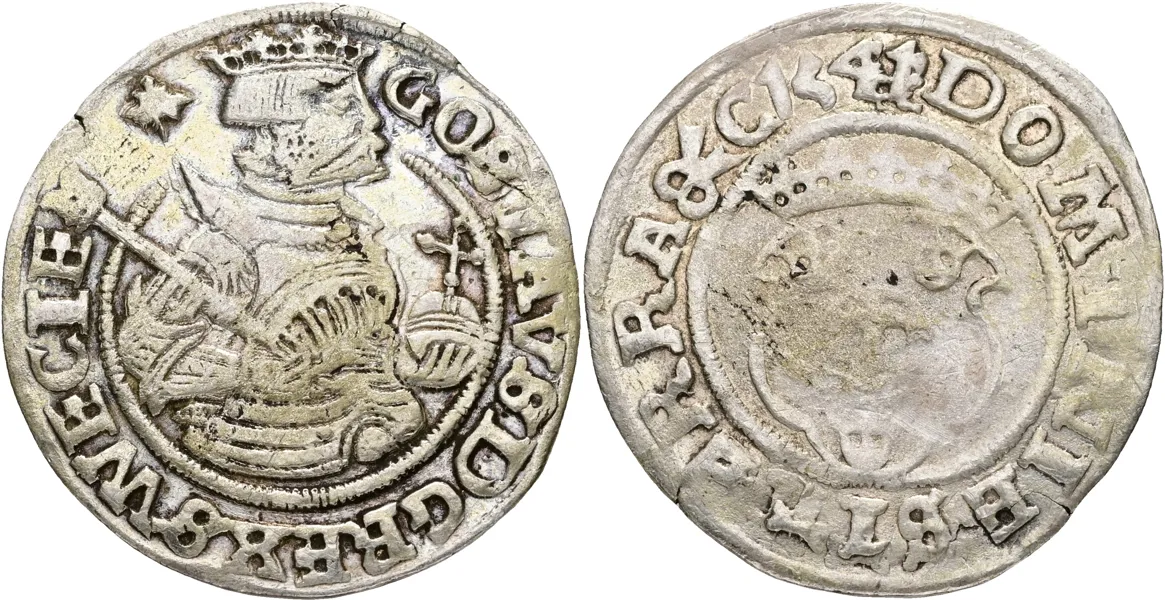 GUSTAV I (1523 -1560). 1/2 mark 1541