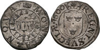 KARL, RIKSFÖRESTÅNDARE (1598-1604). 1/2 öre 1600