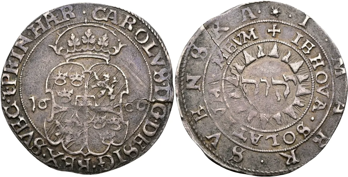 KARL IX (1604-1611). Mark 1606