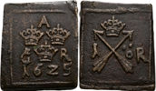 GUSTAV II ADOLF (1611-1632). Öre 1625