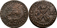 GUSTAV II ADOLF (1611-1632). 1/2 öre 1628