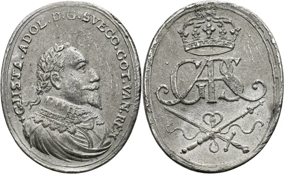 GUSTAV II ADOLF (1611-1632). Medalj