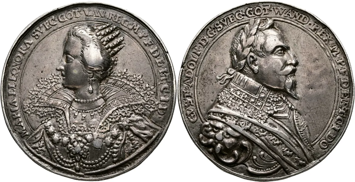 GUSTAV II ADOLF (1611-1632). Medalj
